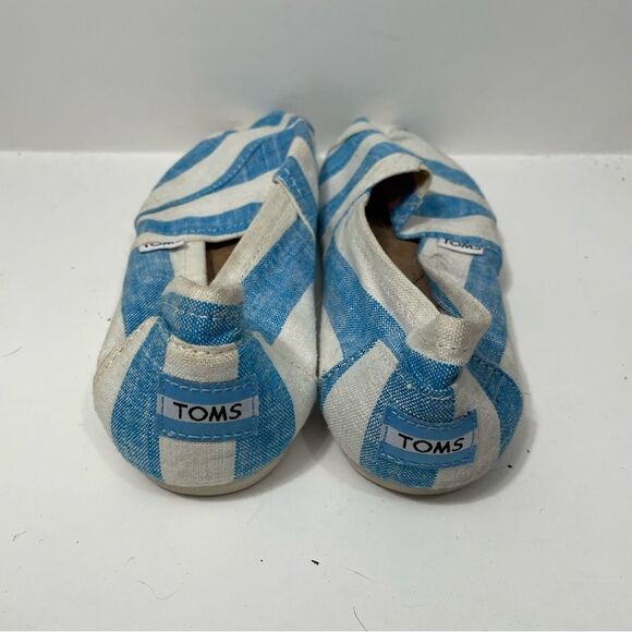 Toms Beach Striped Canvas Loafers - Picture 3 of 7